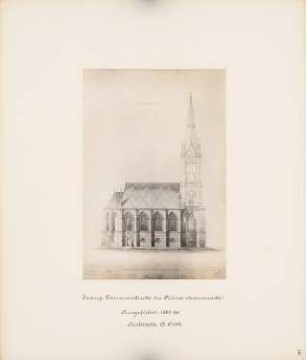 Evangelische Garnisonkirche, Neiße: Seitenansicht