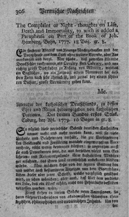 Litteratur des katholischen Deutschlands. Bd.3.,St.1.