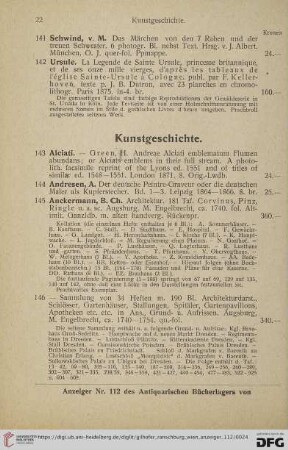 Kunstgeschichte (Nr. 143 - 352)