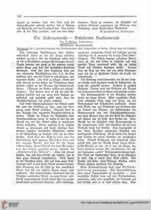 N.F. 2.1922 S. 190-192: Der Zeichenunterricht - Gestaltender Kunstunterricht
