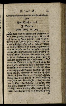 XXIX. Ueber Coloss.4, v.6.