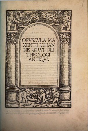 Opera B. Fvlgentii Aphri, Episcopi Rvspensis, Theologi Antiqui : Nuper in vetustissimo codice apud Germanos inuenta, obsoletis & Longobardicis literis conscripta ... Nunc primum ... in lucem emissa