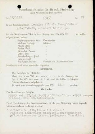 Lechler, Wilhelm