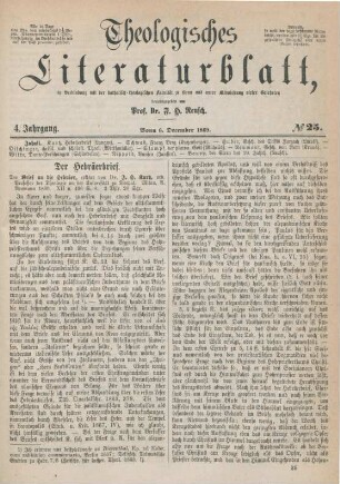 929-932 Der Hebräerbrief