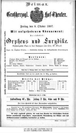 Orpheus und Eurydice