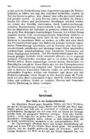 328-331, Eine Lücke in der Strafprozeßordnung