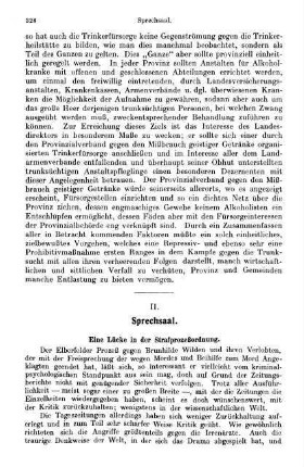 328-331, Eine Lücke in der Strafprozeßordnung