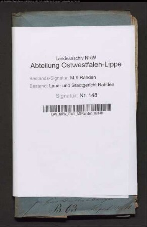 Erblasser: Blomberg, Johann Daniel: