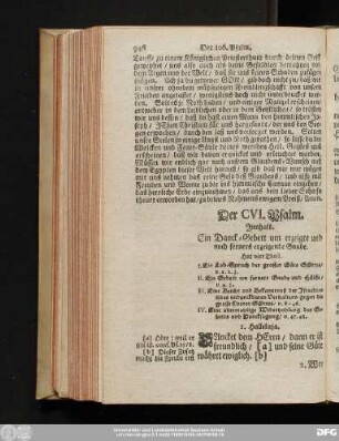 Der CVI. Psalm.