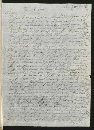 Brief an Christian von Mechel, Rom 25. Juni 1768 (über Winckelmanns Tod)