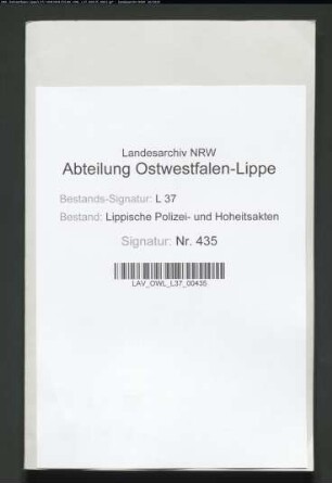 Geleit für Lagenser Juden