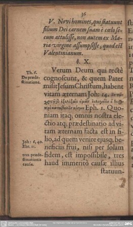 [6. de praedestinationis]