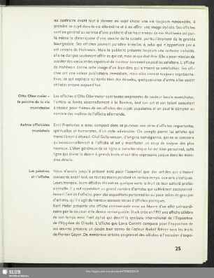 Les peintres et l'affiche