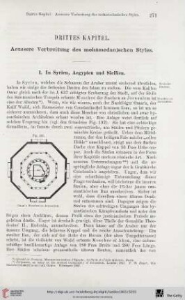 Drittes Kapitel: Aeussere Verbreitung des mohamedanischen Styles