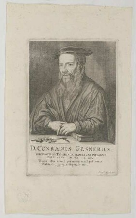 Bildnis des Conradus Gesnerus