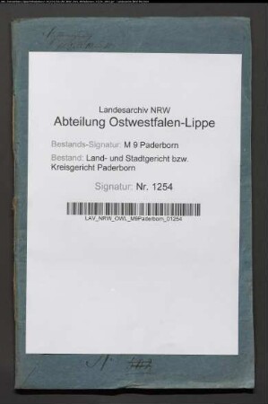 Erblasser: Stelte, Therese, geb. Menke: