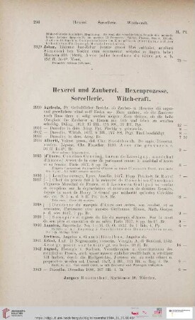Hexerei und Zauberei. Hexenprozesse. (Nr. 3930 - 4176)