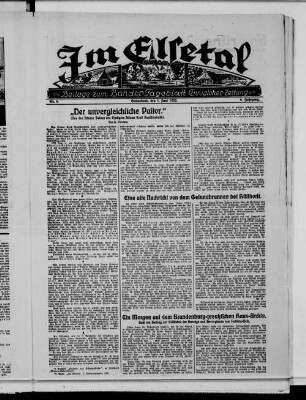 Im Elsetal. 1931-1938