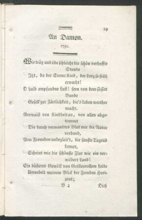 An Damon. 1750.