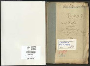 Wälderdepartement: Verpflegung Königlich Englischer Truppen pro 16. Juni ad 31. Dezember 1814