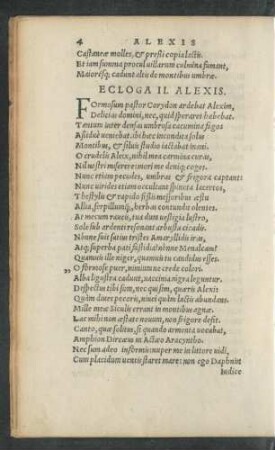 Ecloga II. Alexis.