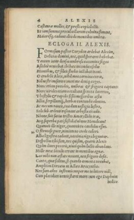Ecloga II. Alexis.