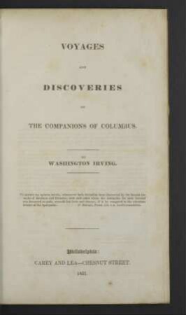 Voyages And Discoveries Of The Companions Of Columbus