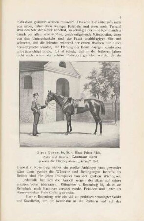 Gispy Queen, br. St. v. Black Prince Frida [...] Leutnant Krell