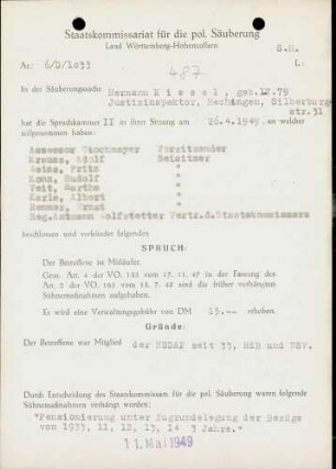 Kissel, Hermann
