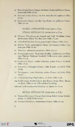 Ming-Dynastie 1368-1644 n. Chr. (Nr. 67-107)