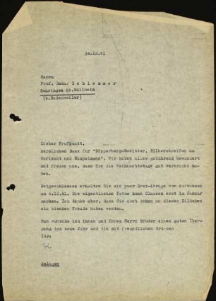 Lieber Profpunkt, herzlichen Dank für "Döpperberg-Gewitter...
