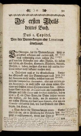 Des ersten Theils dritten Buch.