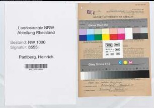 Entnazifizierung Heinrich Padtberg, geb. 23.11.1892 (Postbeamter)