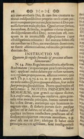 58-64, Instructio VII.