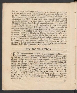 Ex Dogmatica
