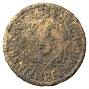Fundmünze, 5 Rentenpfennig, 1924