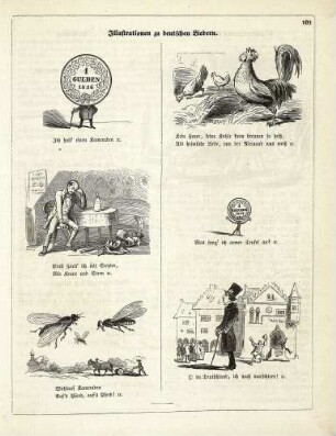 "Illustrationen zu deutschen Liedern"