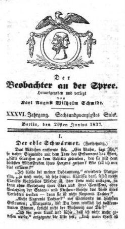26. Stueck, 26. Juni 1837