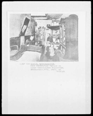 Berlin, Möckernstraße, Großstädtisches Wohnungselend