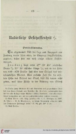 Natürliche Beschaffenheit