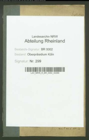 Pensionsgesuch der Witwe Lobbes