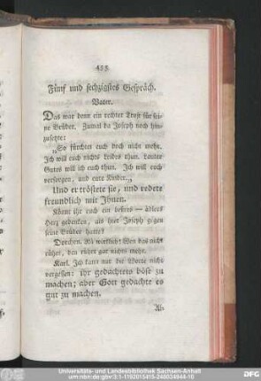 Fünf und sechzigstes Gespräch.