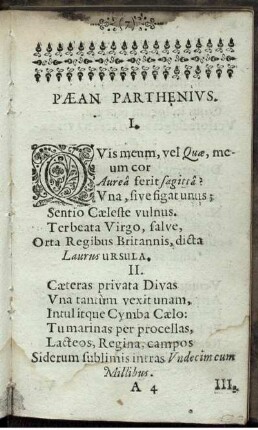 Paean Parthenius