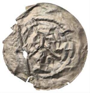 Fundmünze, Brakteat, um 1275