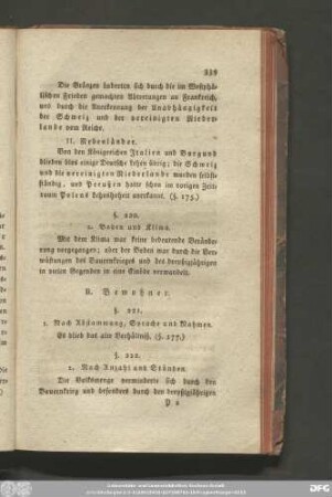 B. Bewohner.