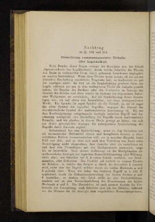 Nachtrag zu §§. 503 und 504.