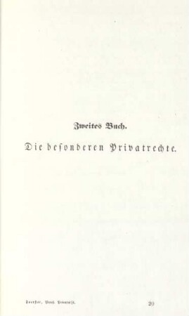 Zweites Buch. Die besonderen Privatrechte