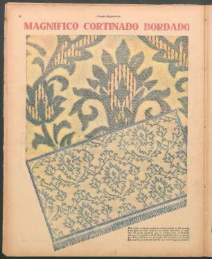 Magnífico cortinado bordado [Bordado]