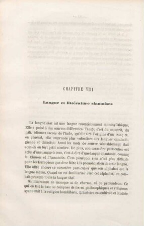 Chapitre VIII. Langue et littérature siamoises