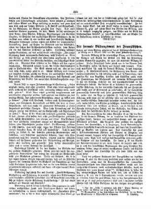 Der formale Bildungswert des Französischen